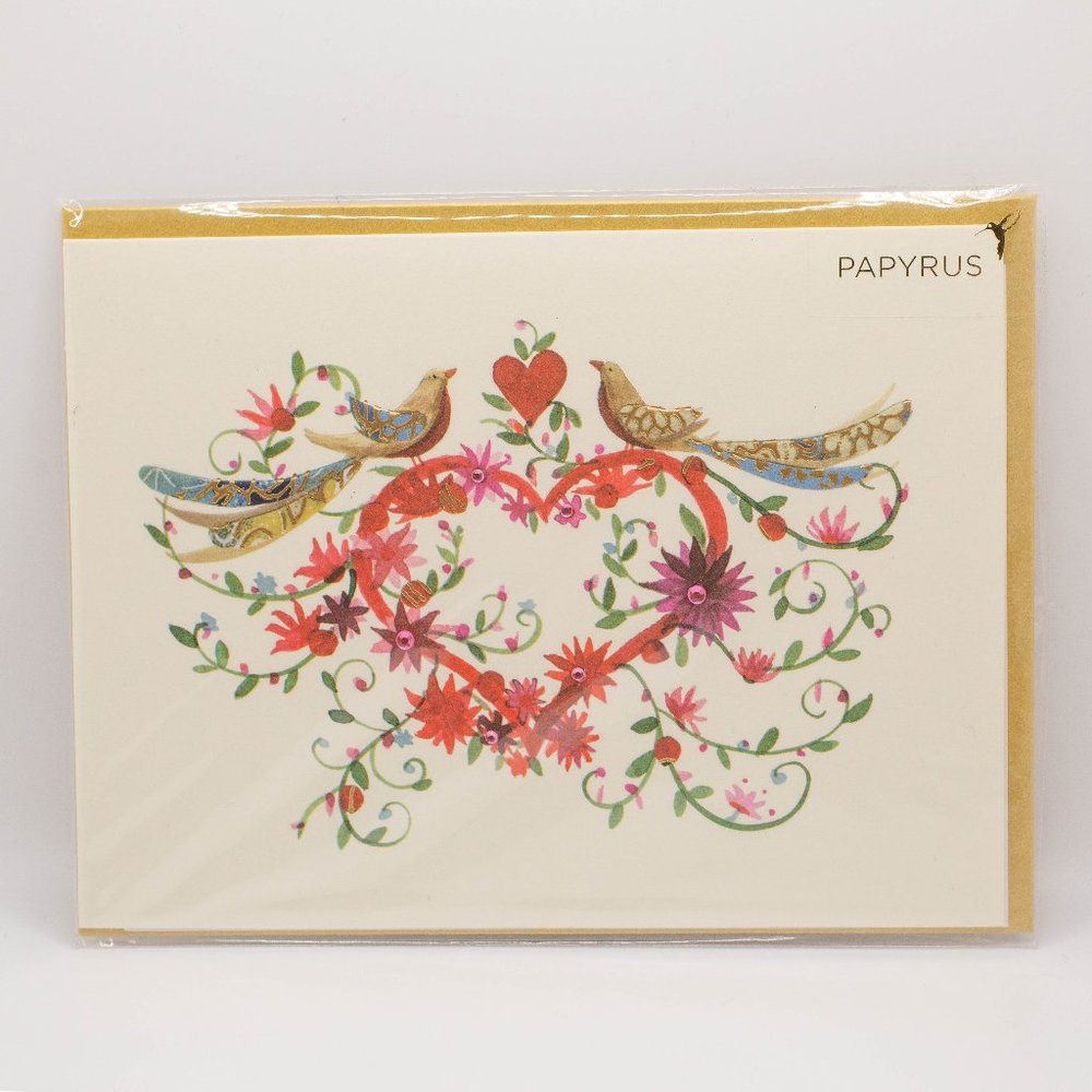 Congratulations on Your Wedding Newlywed Birds Papyrus Card